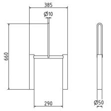 Technische Ansicht: Maße Verbindungselement (Art. 41482.0001)