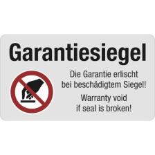 Garantiesiegel ′Garantie erlischt bei beschädigtem Siegel′