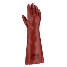 teXXor® PVC-Handschuhe ′ROTBRAUN′, Handschuhlänge ca. 450 mm