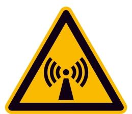 Modellbeispiel: Elektrokennzeichnung Warnschild, Warnung vor nicht ionisierender Strahlung (Art. 21.0284)