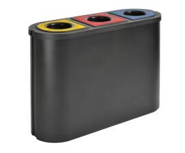 Modellbeispiel: Recyclingstation -Triple- in schwarz (Art. 35840)