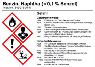 Modellbeispiel: Gefahrstoffetikett zur innerbetrieblichen Behälterkennzeichnung...(Art. 21.b1200-04)