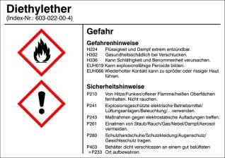 Modellbeispiel: Gefahrstoffetikett zur innerbetrieblichen Behälterkennzeichnung... (Art. 21.b1200-07)