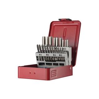 Handgewindebohrersatz DIN 352, 21-teilig, HSS 6H, unbeschichtet, M3 bis M12, DORMER