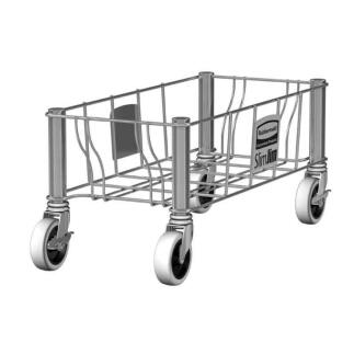Modellbeispiel: Trolley/Fahrwagen -Slim Jim Dolly- Rubbermaid für einen -Slim Jim- Container (Art.