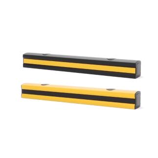 Modellbeispiel: Bodenbarriere 'Flip 120' Länge 1000 mm in schwarz und gelb (Art. 41545.0002 und Art.