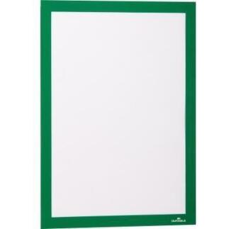 DURABLE Magnetrahmen DURAFRAME DIN A4, grün, weiß oder gold, 2 St./Pack., selbstklebend,
