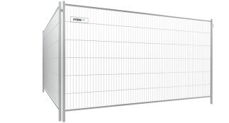 Modellbeispiel: Mobilzaun -Profi Resistant- mit Haken und Ösen (Art. 3b2036rh)
