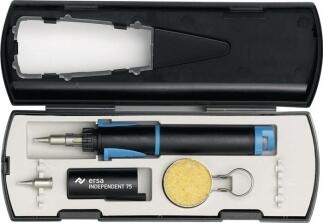 Gaslötset INDEPENDENT 75, 15-75W, 580°C, ergonomischer Gaslötkolben, Piezozündung, netzunabhängig
