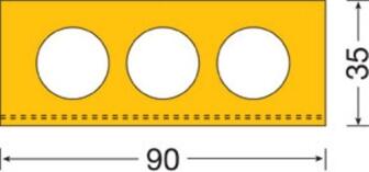 Technische Ansicht: Rampenfender 35/90