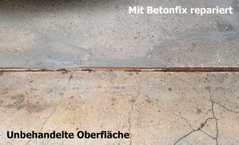 Anwendungsbeispiel: Epoxidharzmörtel Bodenreparatur -Betonfix-