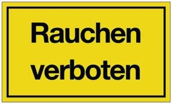 Hinweiszeichen Rauchen verboten