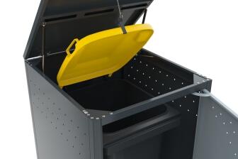 Mülltonnenbox ′BinStore 1′, zum Schutz von Mülltonnen