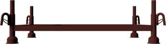 Modellbeispiel: Stapelpalette mit Kranhaken, lackiert (Art. 50400-1)