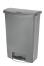 Modellbeispiel: Abfallbehälter -Slim JimStep-On- Rubbermaid90 Liter mit Fußpedal, grau (Art. 39036)