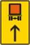Modellbeispiel: VZ Nr. 422-31 Wegweiser für kennzeichnungspfl. Fahrzeuge mit gefährlichen Gütern (geradeaus)