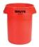 Modellbeispiel: Abfallcontainer -BRUTE- Rubbermaid, Volumen 121,1 Liter, in rot ohne Deckel (Art. 12463-01)