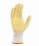 teXXor® Mittelstrick-Handschuhe ′BAUMWOLLE/NYLON′, beige/gelbe Noppen