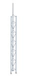 Gitterrohrmast aus Stahl, Höhe 5,35 m