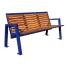 Modellbeispiel: Sitzbank -Angle- aus Stahl Sitz- und Rückenfläche aus Robinien-Holz (Art. 20850-03)
