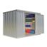 Anwendungsbeispiel: Materialcontainer -STMC 1300-, ca. 6 m², mit Holzfußboden Art. 31922 (Ausstattung nicht enthalten)