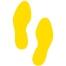 Modellbeispiel: Antirutsch-Piktogramm Fußabdruck -WT-6128-, ablösbar, gelb, (Art. 39458)