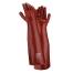 teXXor® topline Chemikalienschutz-Handschuhe ′PVC ROTBRAUN′, Länge 580 mm