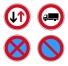 Modellbeispiele: -Verkehrszeichen Outdoor- aus PVC (Art. o.l. 36340, o.r. 36341, u.l. 36342, u.r. 36343)