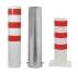 Modellbeispiele: Rammschutzpoller -Bollard- ø 273 mm, feststehend (v.l. Art. 40271b, 40271, 40273b)