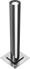 Modellbeispiel: Stahlrohrpoller/Rammschutzpoller -Bollard-, elastisch (Art. 40153np)
